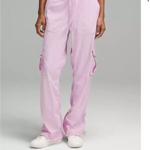 Lululemon Athletica dance studio relaxed fit mid rise Pink Straight Leg Pants